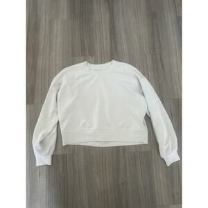 Lululemon Softstreme Oversized Cropped Crew Sweatshirt | size 8